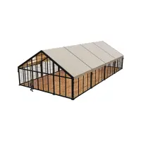 Beige Roof - Glass Gables - Glass Sides